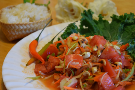 Faux Papay salad3 - thaiveggiewithb