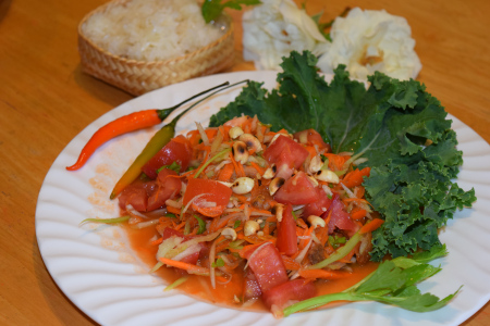 Faux Papaya salad - thaiveggiewithb