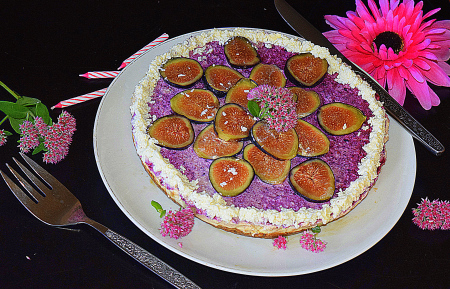 No-bake Vegan Cheesecake1- thaiveggiewithb