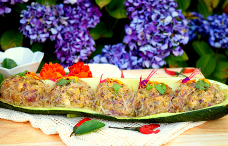 meatless balls with zucchini - thaiveggiewithb